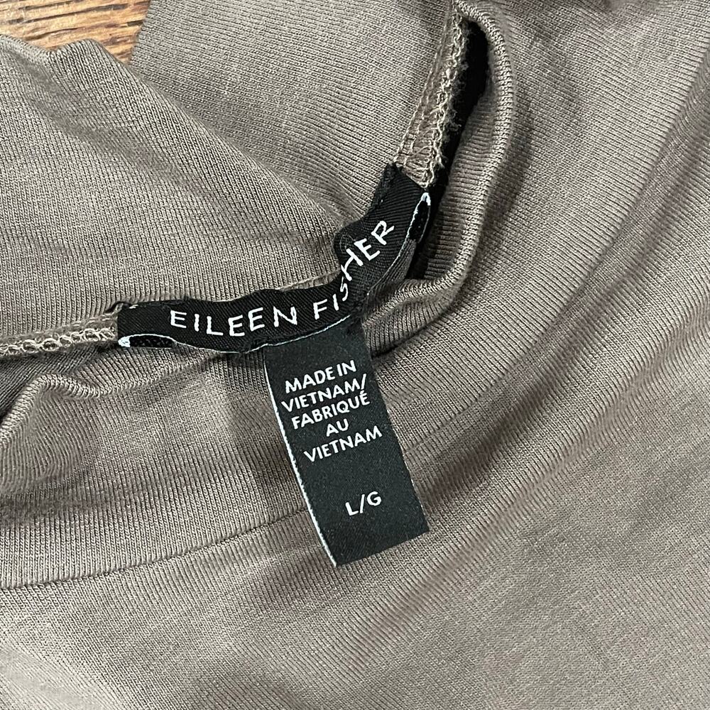 Eileen Fisher Stretch Jersey Knit‎ Mock Neck Long Tank and Pants - Picture 8 of 11